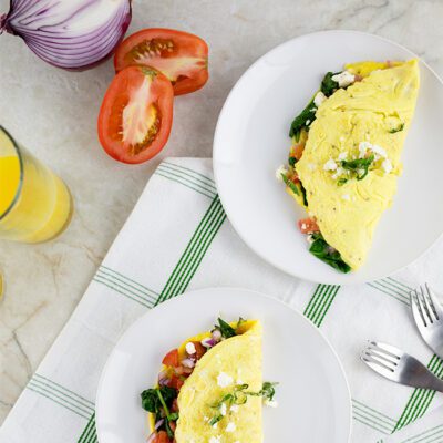 Egg White Greek Omelette