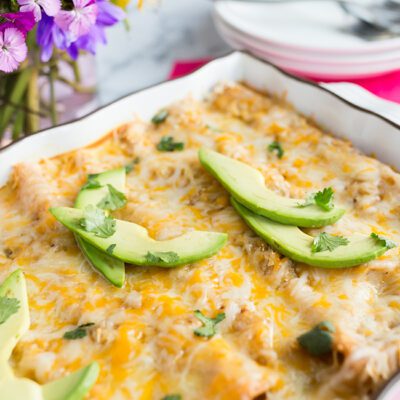 Healthy Enchilada Breakfast Casserole