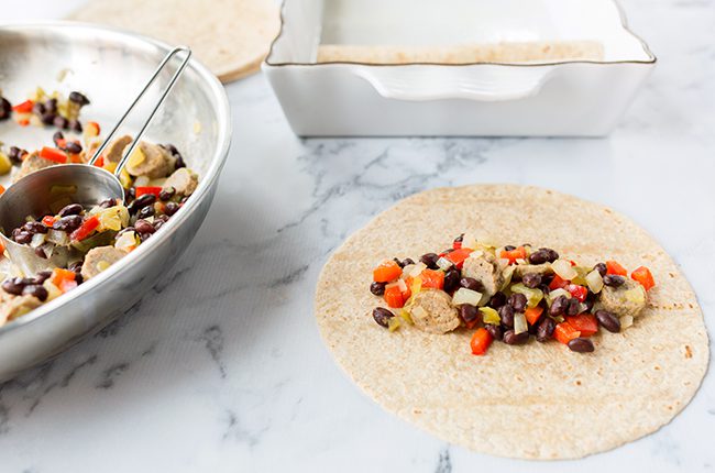 image of overnight breakfast enchilada casserole