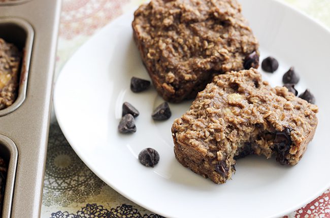 Peanut Butter Banana Oatmeal Bars