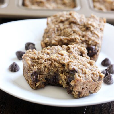 Healthy Peanut Butter Banana Oatmeal Bars
