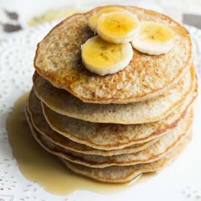 Whole Wheat Banana Quinoa Pancakes