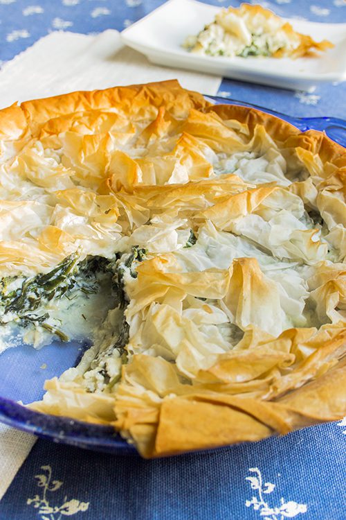 Sliced Spanakopita