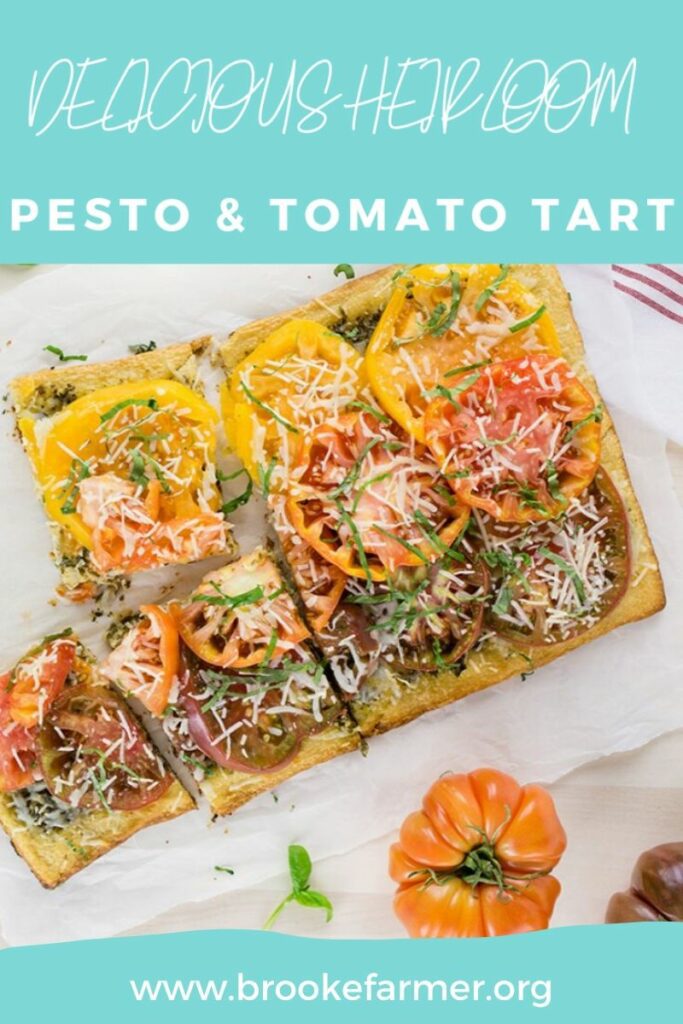 image of tomato tart pinterest pin