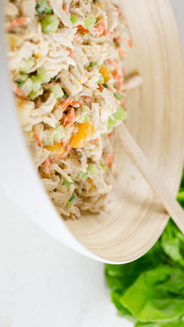 Asian Chicken Salad Lettuce Wraps