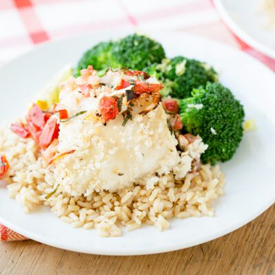 Bruschetta Stuffed Chicken Breast