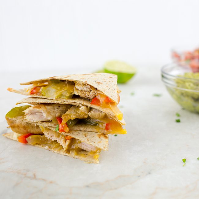 Stacked Fajita Quesadilla