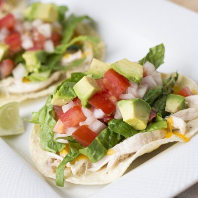 Baked Chicken Tostadas