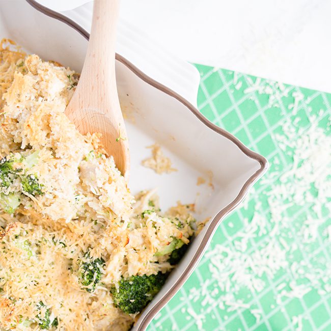 Finished Dish with Spoon