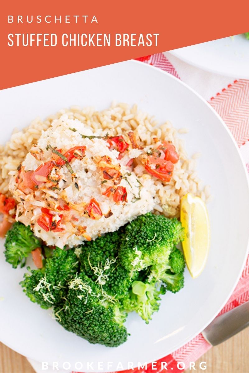 Bruschetta Stuffed Chicken Breast