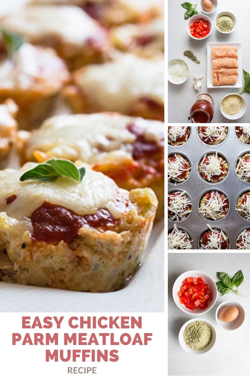 Easy Chicken Parm Meatloaf Muffins