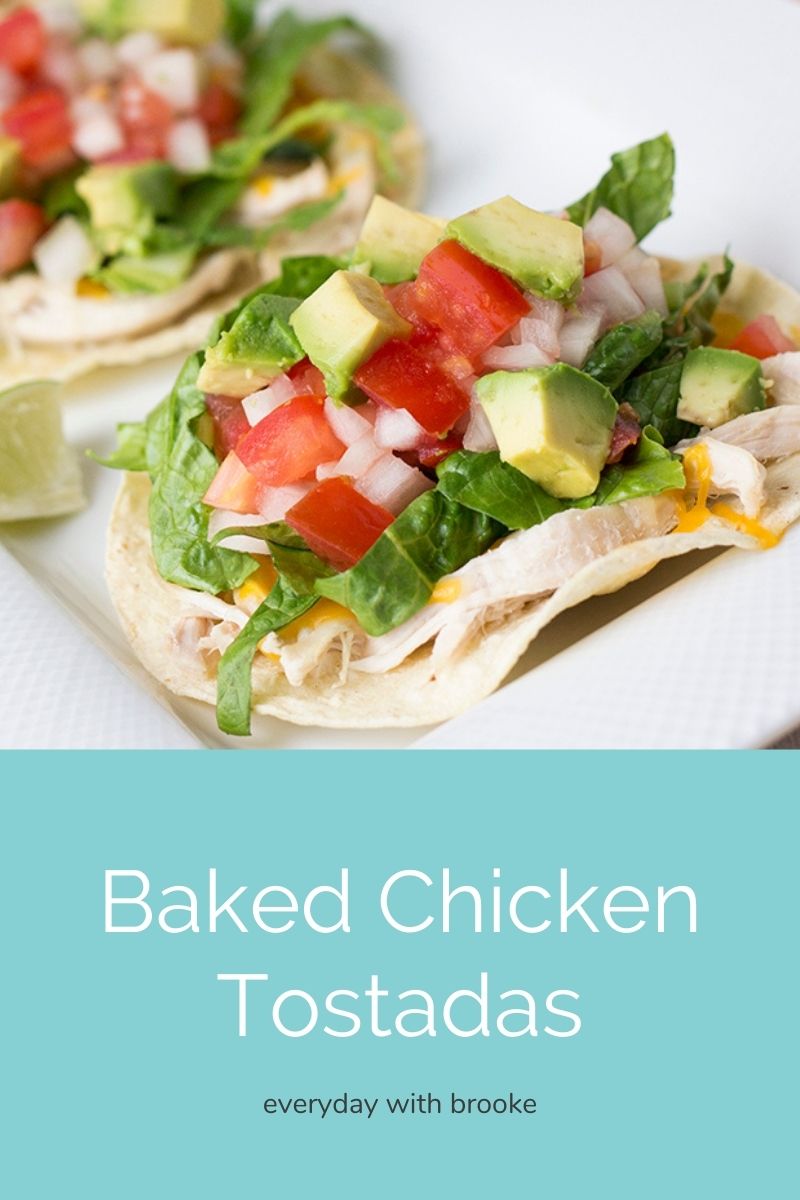 Baked Chicken Tostadas