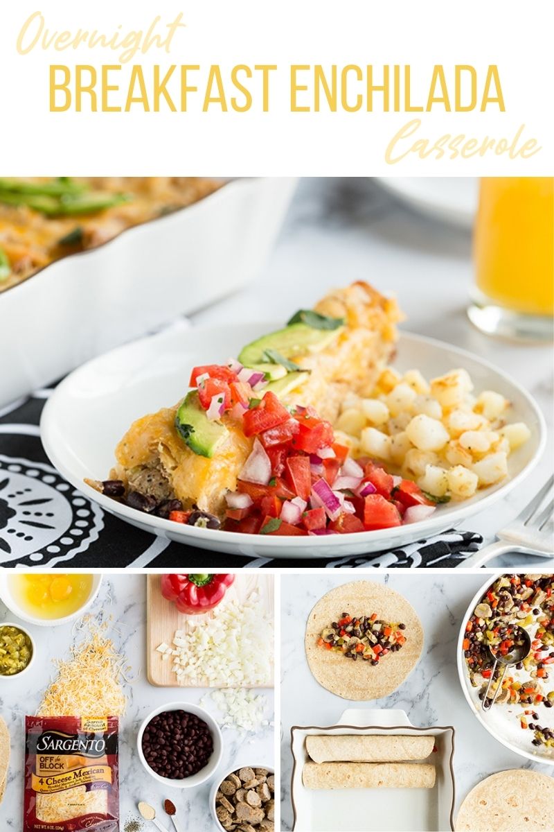 Overnight Breakfast Enchilada Casserole