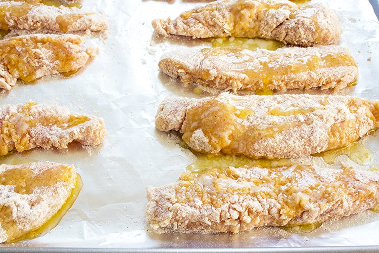 Unbaked Chicken Tenders