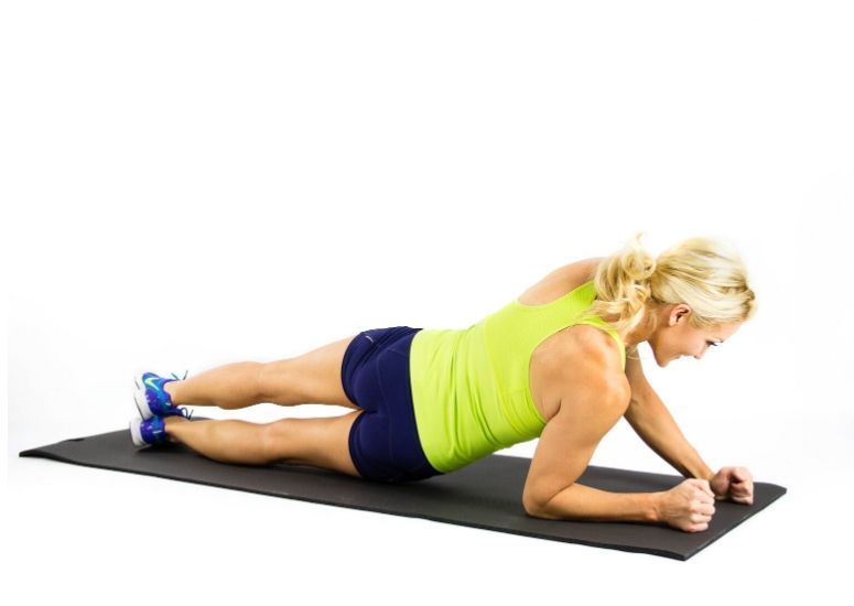 Hip Twister Plank for Moves to Banish Bra Bulge