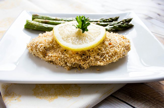 Plated Lemon Pepper Chicken