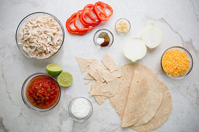 Ingredients for King Ranch