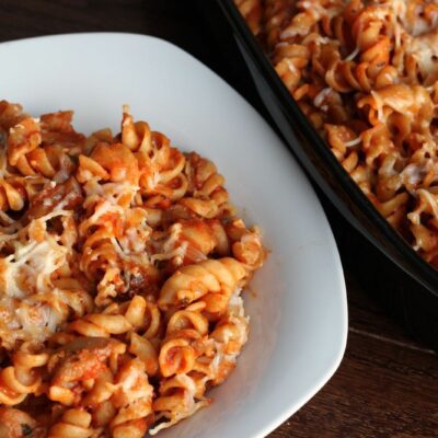 Veggie Pasta Noodles Casserole