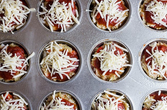 Unbaked Meatloaf Muffins