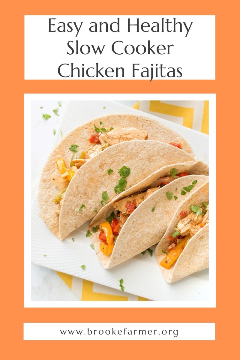 Easy and Healthy Slow Cooker Chicken Fajitas