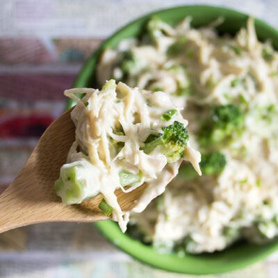 Slow Cooker Creamy Chicken and Broccoli