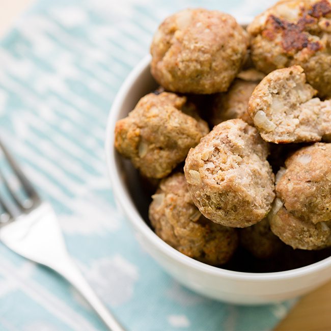 Healthy Turkey Meatballs