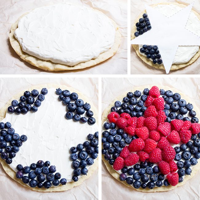 Making the Fruit Pizza