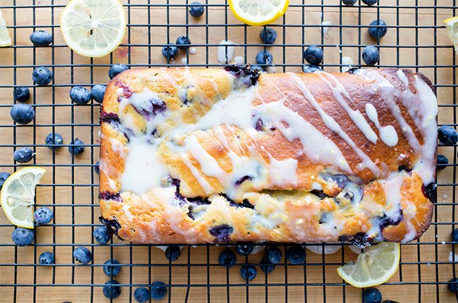 Healthy Lemon Blueberry Loaf