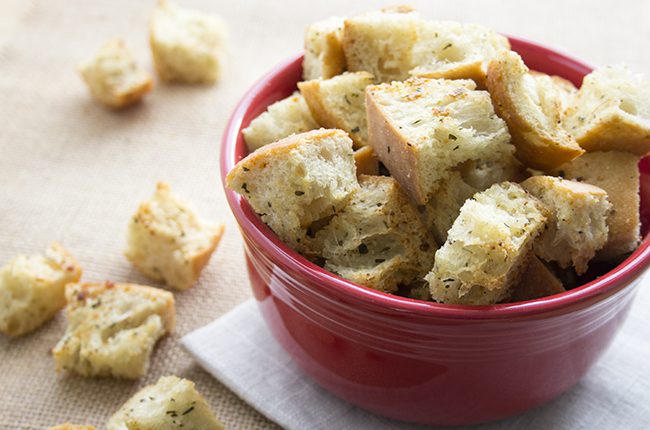 Bowl of Croutons