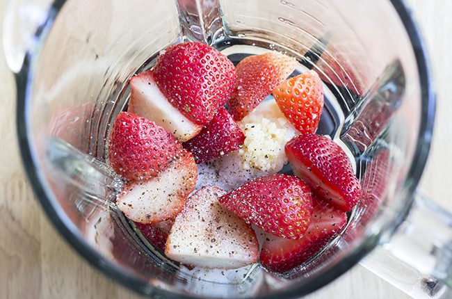 Ingredients for Strawberry Poppy Seed Dressing