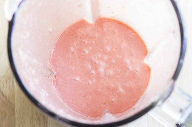 Blended Strawberry Dressing