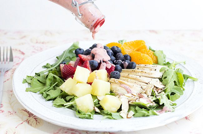 Poppy Seed Dressing on Salad