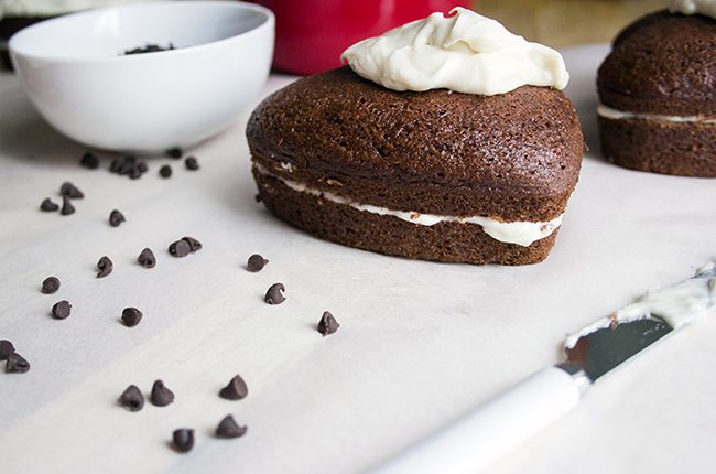 Red Velvet Cakes with Icing