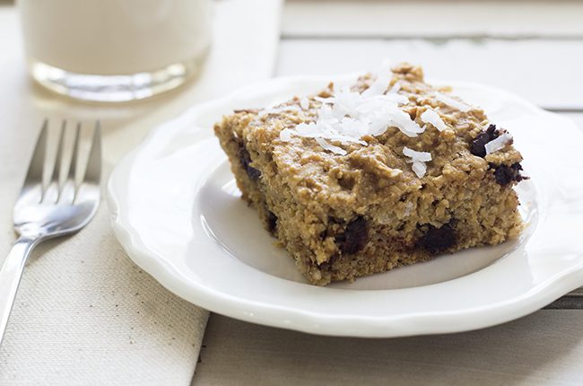 Chocolate Chip Banana Coconut Cake