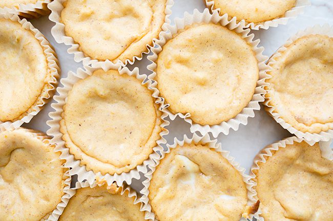 Mini Pumpkin Cheesecakes