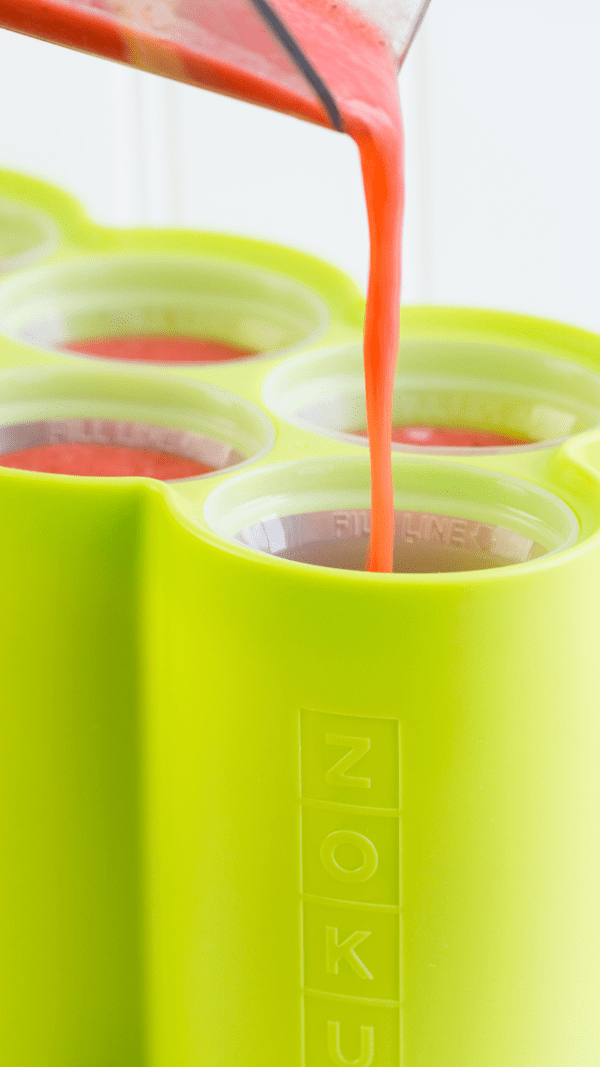 Strawberry Filled Popsicles