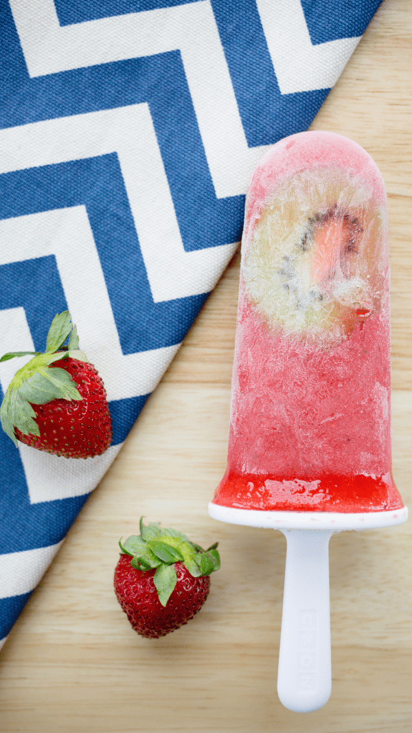 Strawberry Popsicles