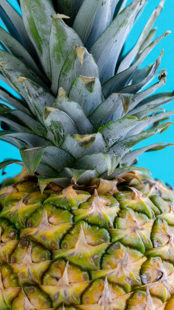 Tropical Pineapple Filled Healthy Popsicles