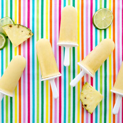 Tropical Fruit Filled Healthy Popsicles