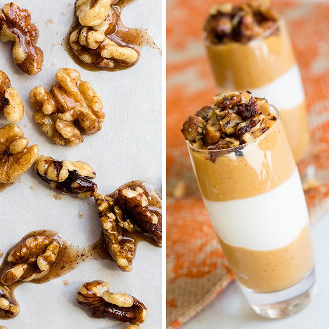 Pumpkin Cups with Walnuts
