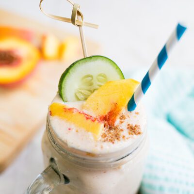 Cranberry Peach Weigh Loss Smoothie