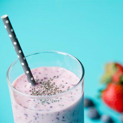 Banana Mixed Berry Smoothie