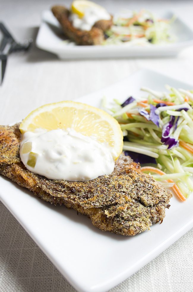 Catfish with Tartar Sauce