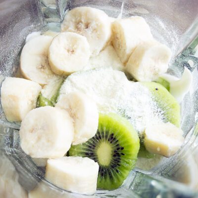 Banana Kiwi Protein Shake