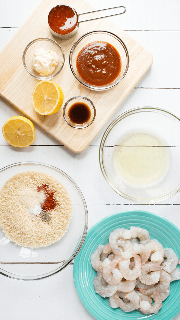 Crispy Shrimp Ingredients