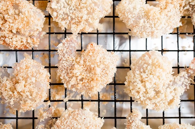 Oven Baked Breaded Shrimp