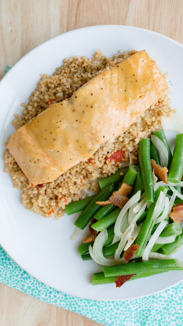 Easy Honey Mustard Salmon