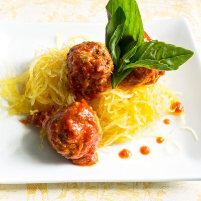 Low Carb Spaghetti and Meatballs
