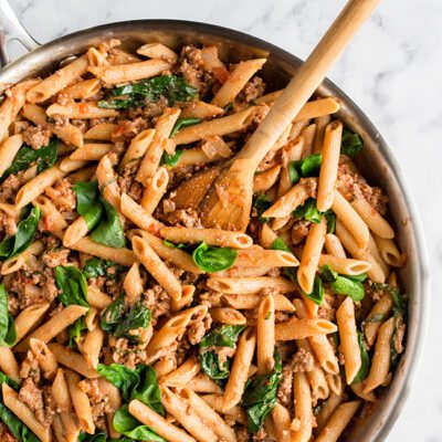 Easy Lightened-Up Skillet Lasagna