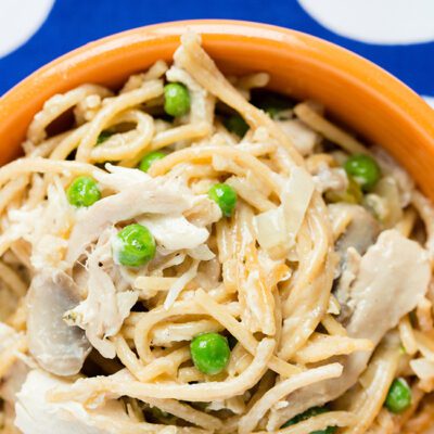 Healthy Chicken Tetrazzini